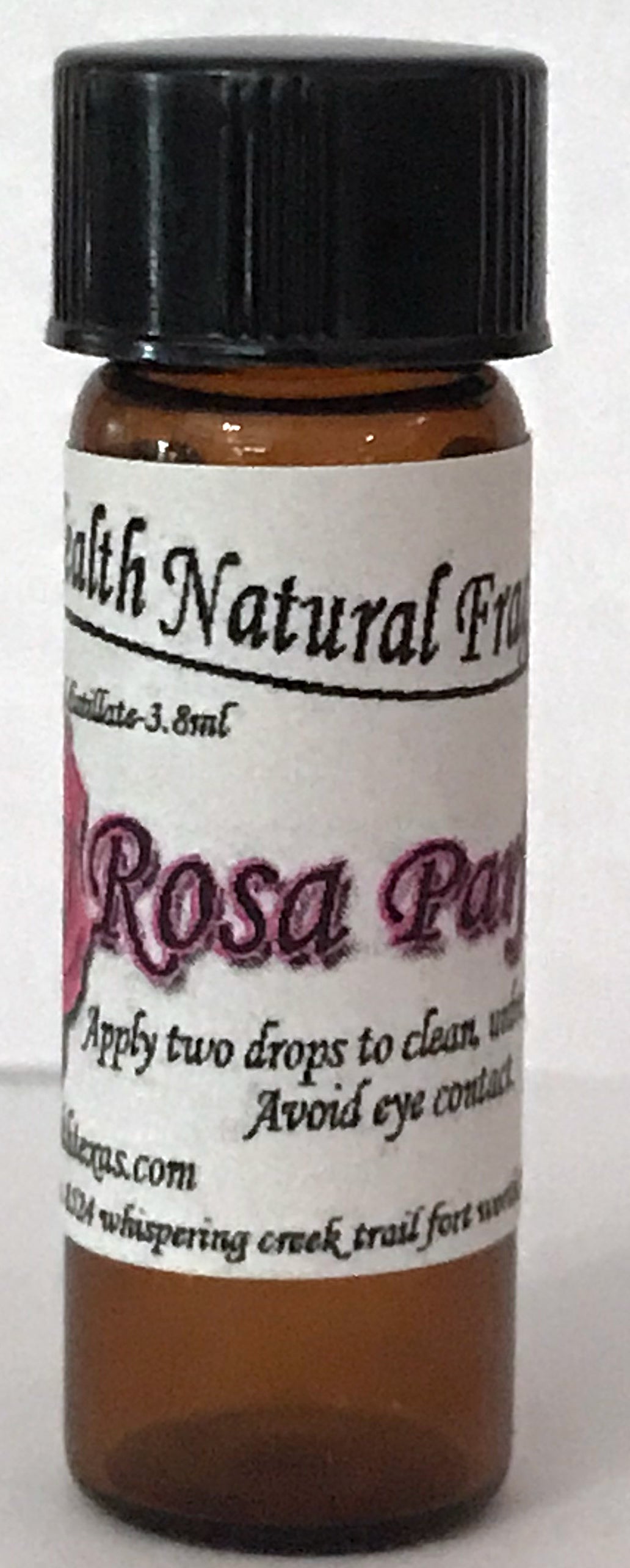 Rosa Parfum Natural Perfume (Pure Rose Scent)– Aroma Health Texas